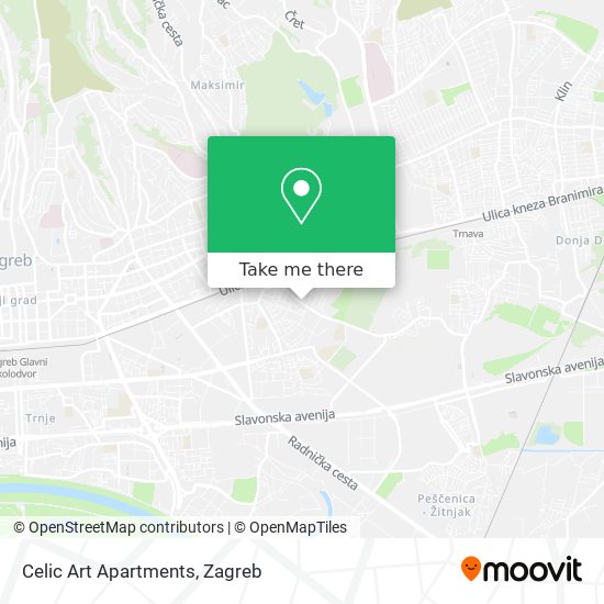 Celic Art Apartments map