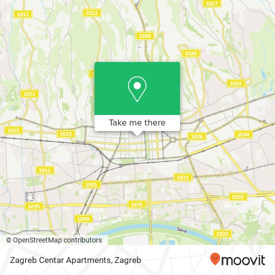 Zagreb Centar Apartments map