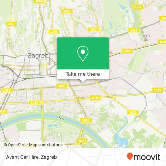 Avant Car Hire map