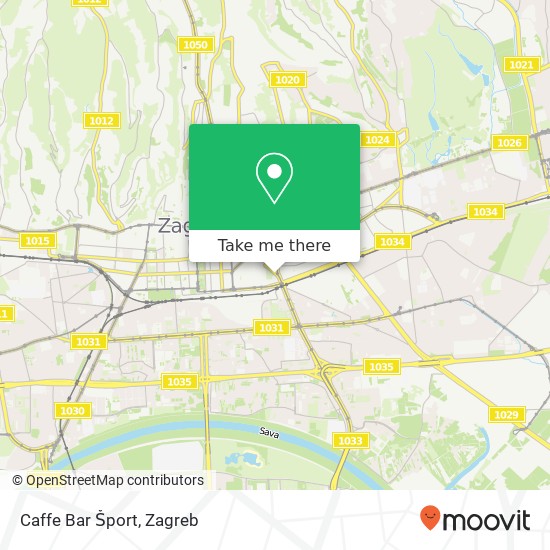 Caffe Bar Šport map