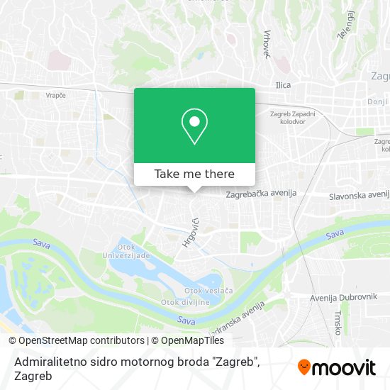 Admiralitetno sidro motornog broda "Zagreb" map