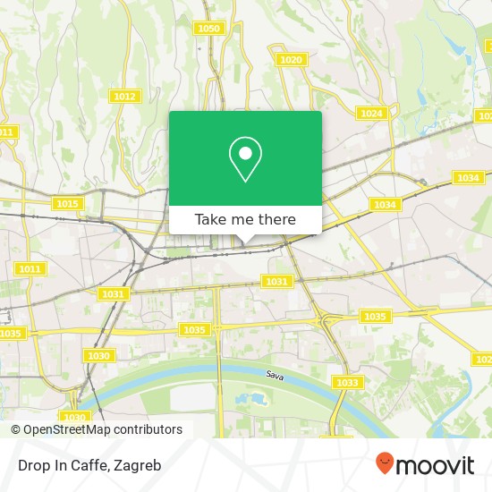 Drop In Caffe map