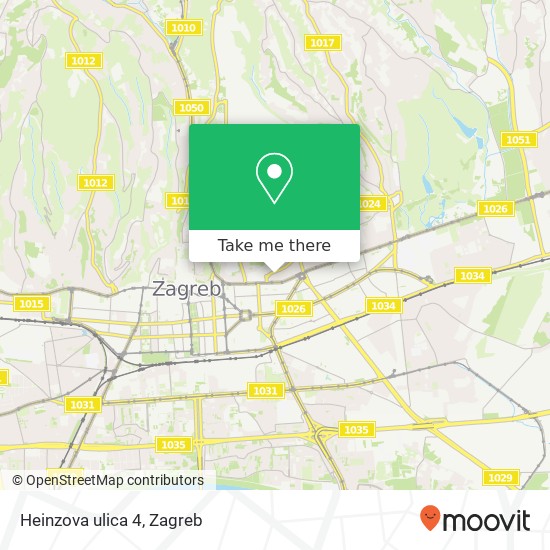 Heinzova ulica 4 map
