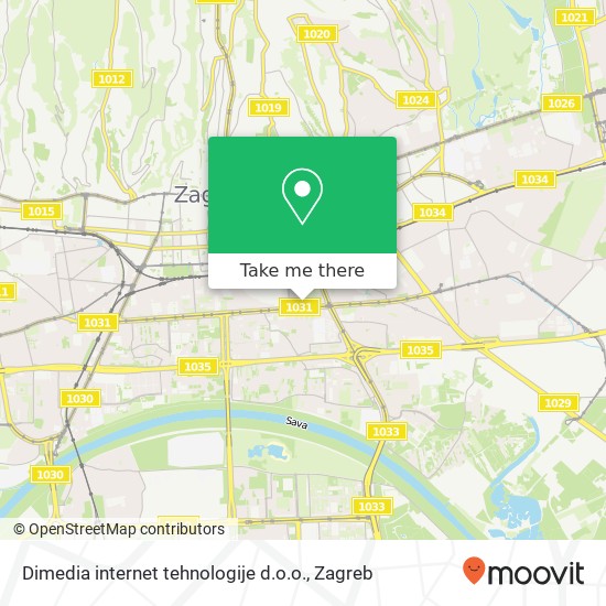 Dimedia internet tehnologije d.o.o. map
