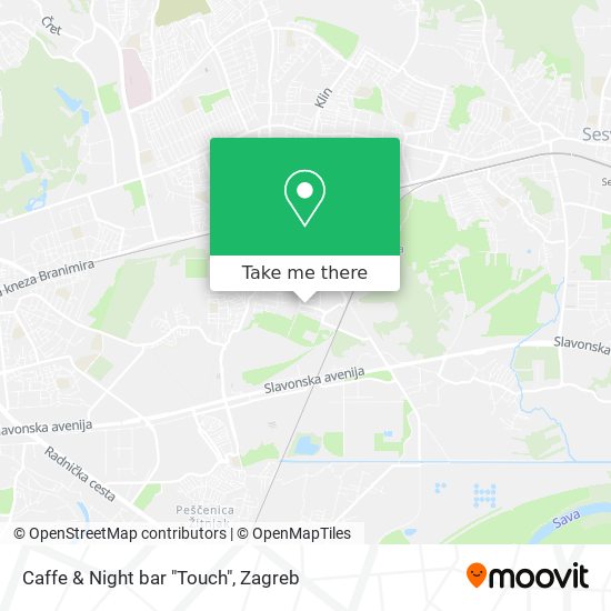Caffe & Night bar "Touch" map