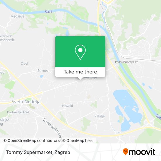 Tommy Supermarket map