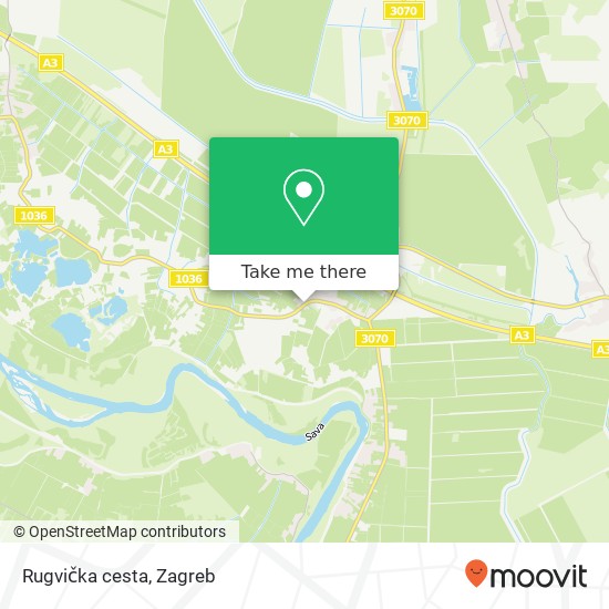 Rugvička cesta map