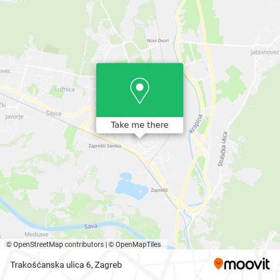 Trakošćanska ulica 6 map