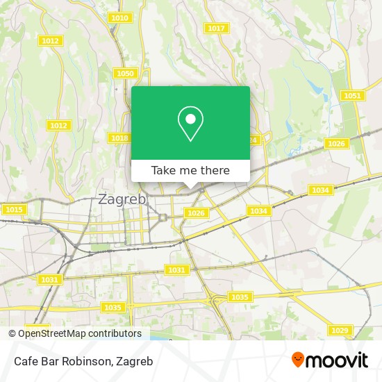 Cafe Bar Robinson map