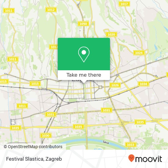 Festival Slastica map