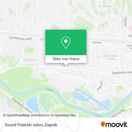 Sound frizerski salon map