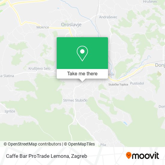 Caffe Bar ProTrade Lemona map