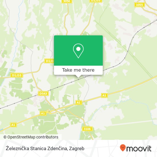 Železnička Stanica Zdenčina map