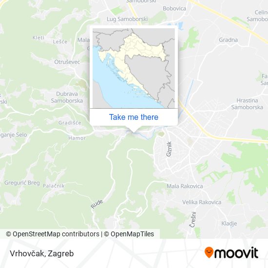 Vrhovčak map