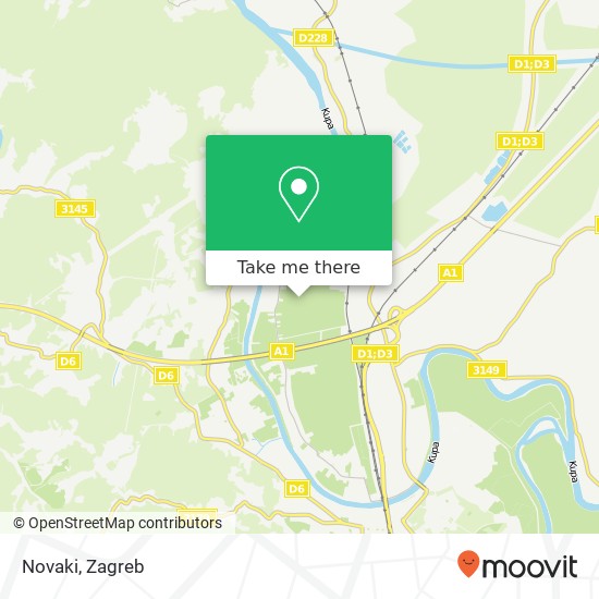 Novaki map