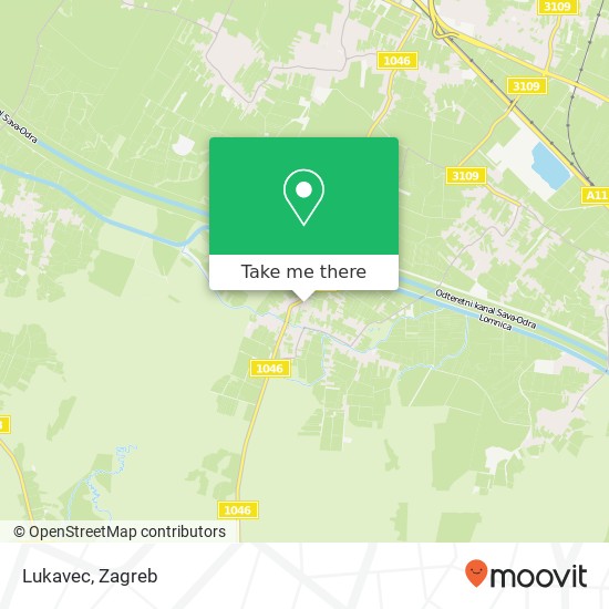 Lukavec map