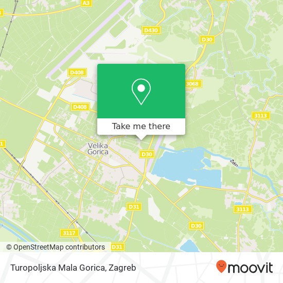 Turopoljska Mala Gorica map