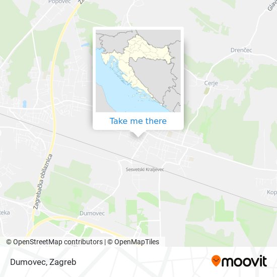 Dumovec map