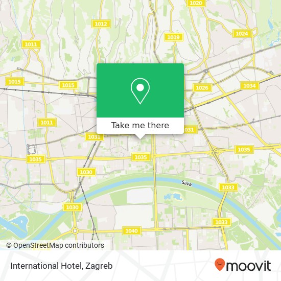 International Hotel map