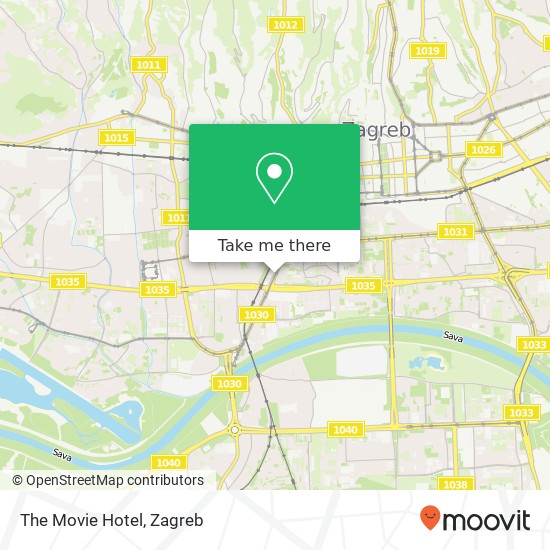 The Movie Hotel map