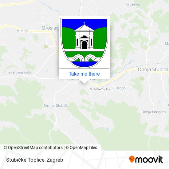 Stubičke Toplice map