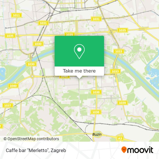 Caffe bar "Merletto" map