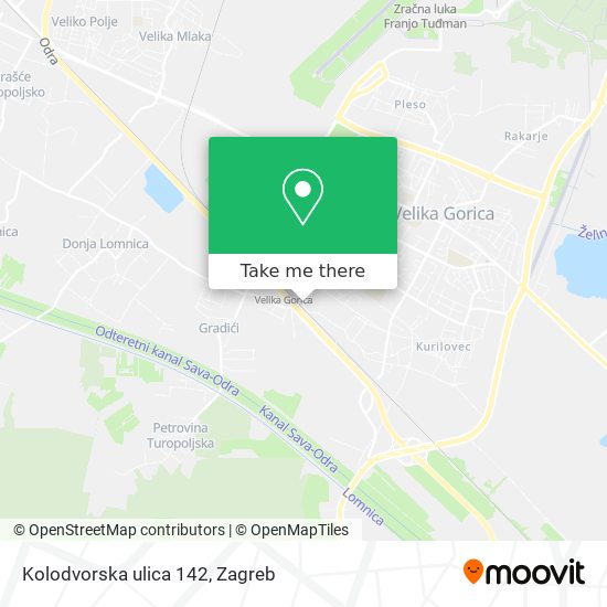 Kolodvorska ulica 142 map
