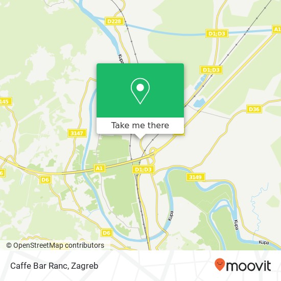 Caffe Bar Ranc map