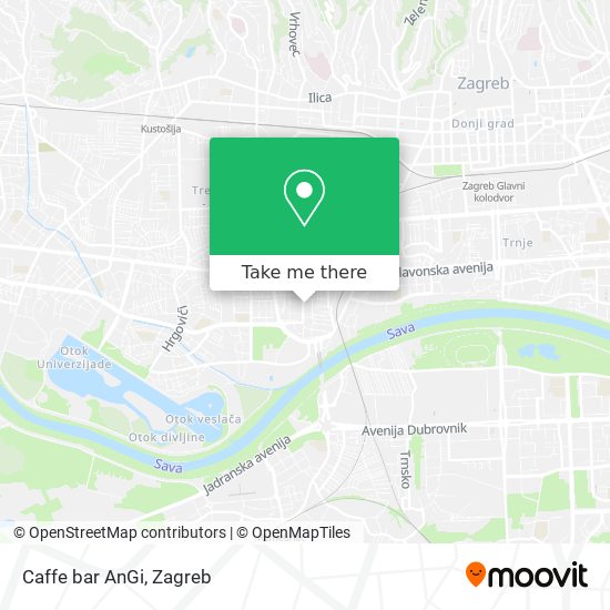 Caffe bar AnGi map