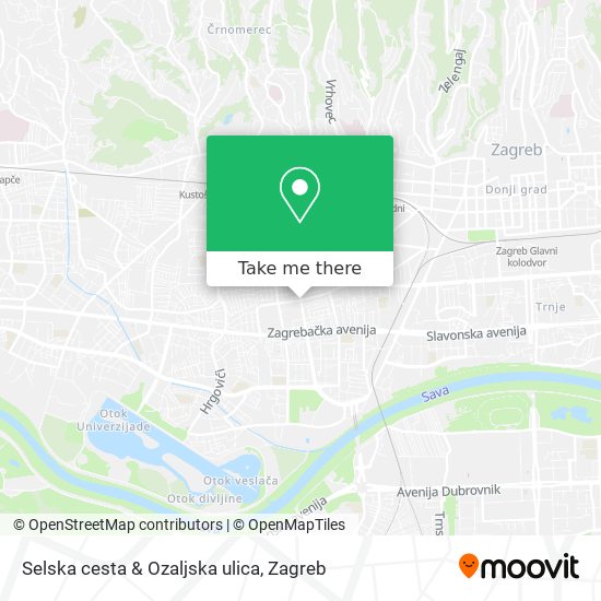 Selska cesta & Ozaljska ulica map