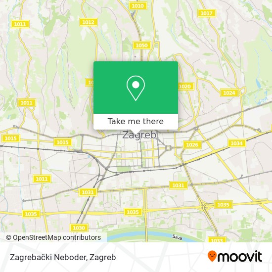 Zagrebački Neboder map