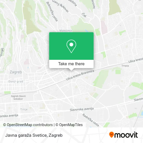 Javna garaža Svetice map