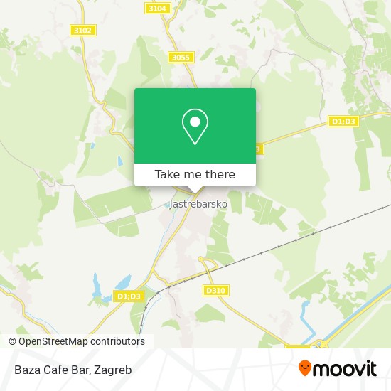 Baza Cafe Bar map