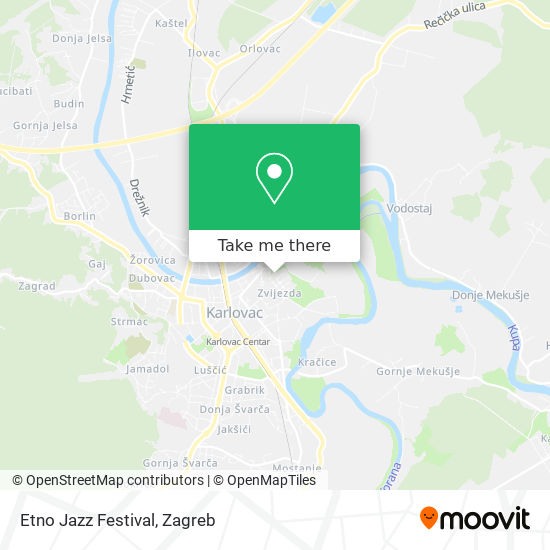 Etno Jazz Festival map