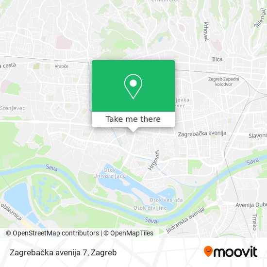 Zagrebačka avenija 7 map