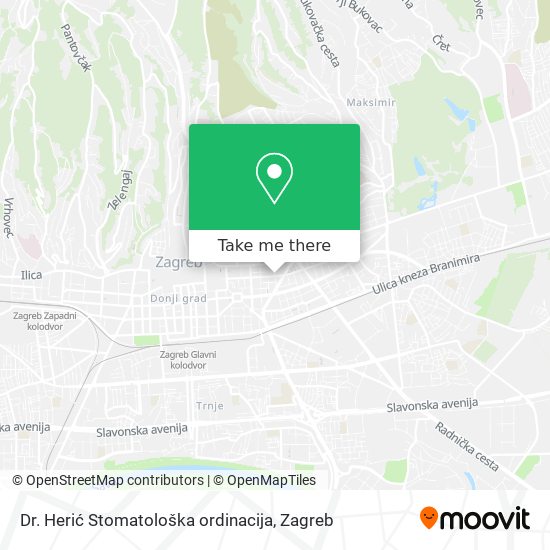 Dr. Herić Stomatološka ordinacija map