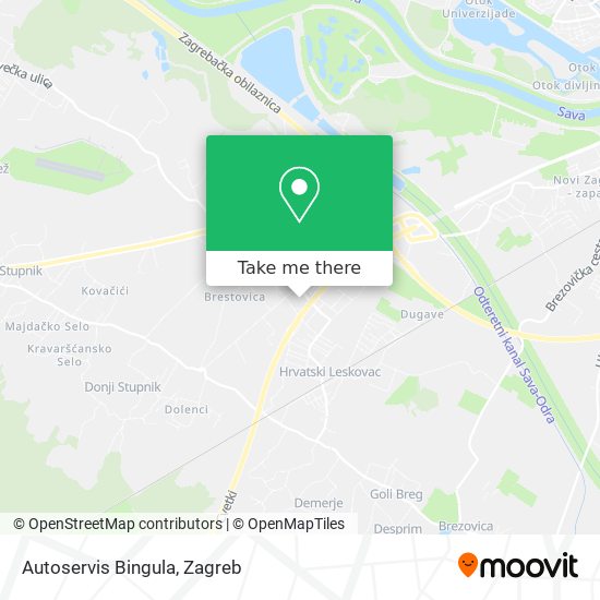 Autoservis Bingula map