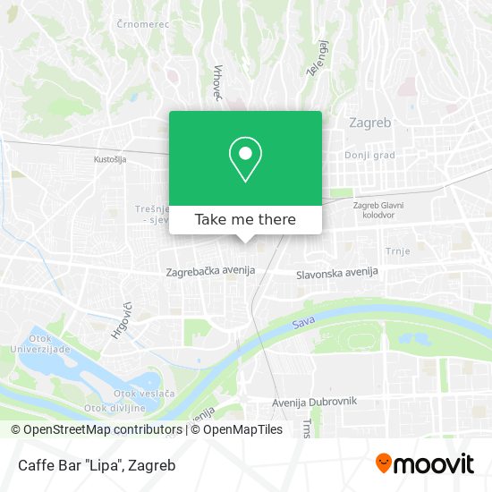 Caffe Bar "Lipa" map