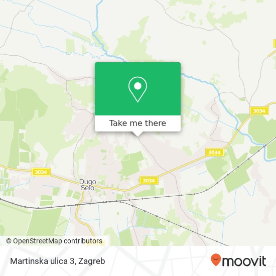 Martinska ulica 3 map