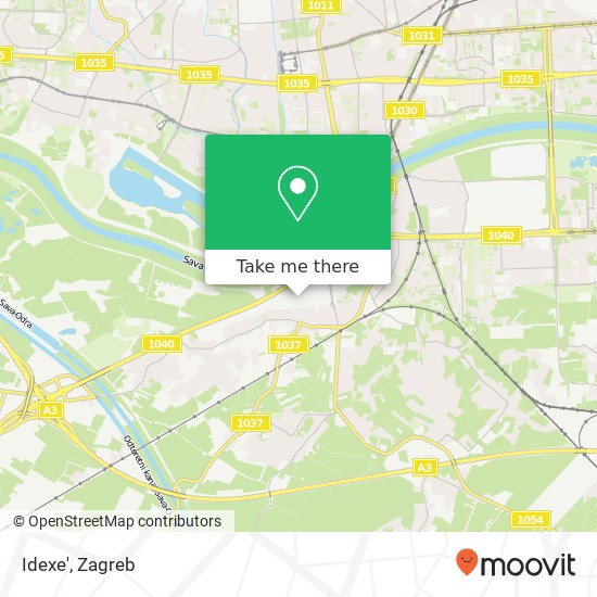 Idexe', 10020 Zagreb map