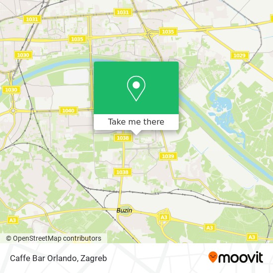 Caffe Bar Orlando map