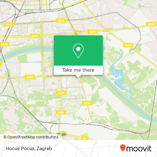 Hocus Pocus, Šišićeva ulica 10010 Zagreb map