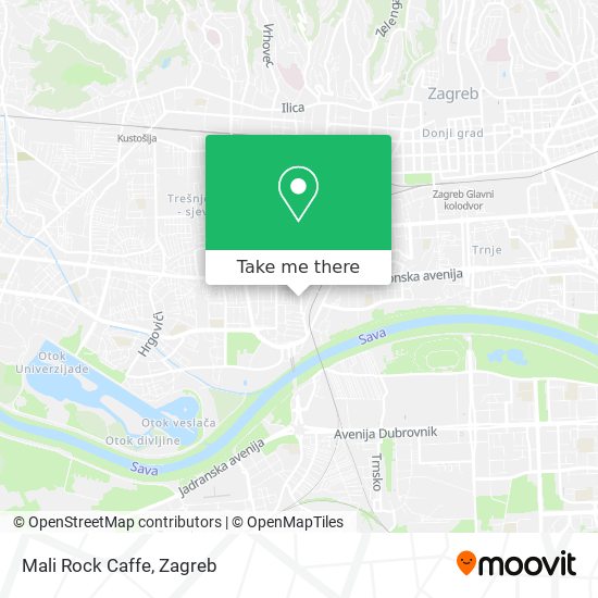 Mali Rock Caffe map