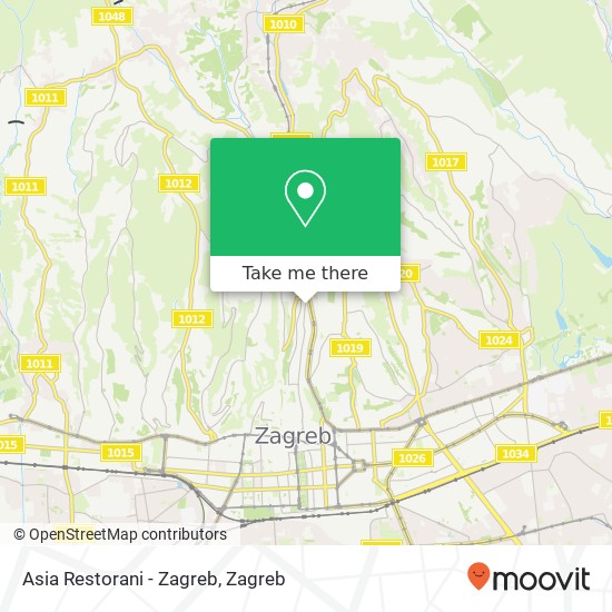 Asia Restorani - Zagreb, Nova ves 88 10000 Zagreb map