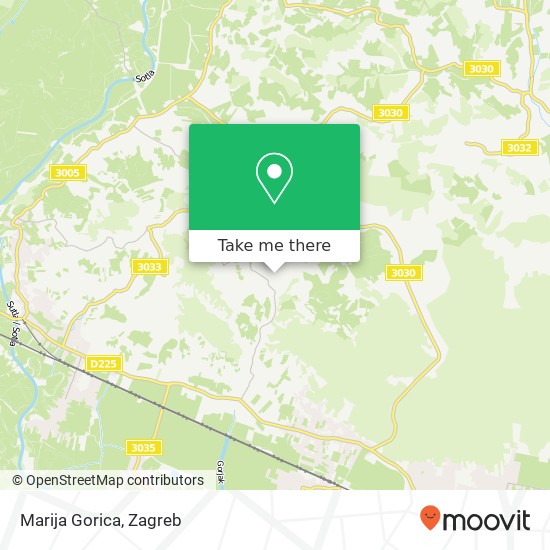 Marija Gorica map