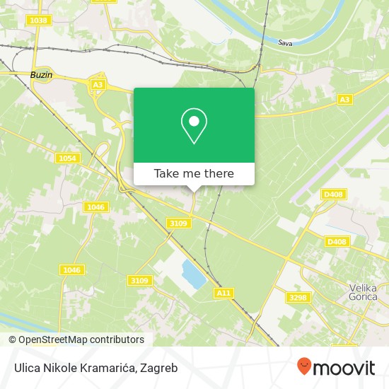 Ulica Nikole Kramarića map