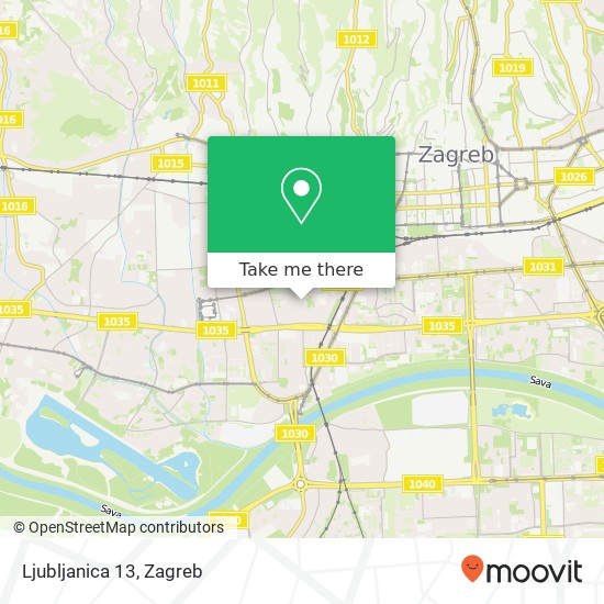 Ljubljanica 13 map