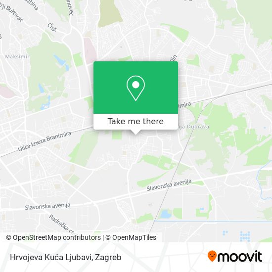 Hrvojeva Kuća Ljubavi map