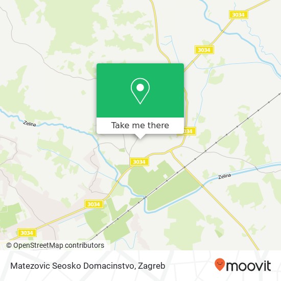 Matezovic Seosko Domacinstvo map