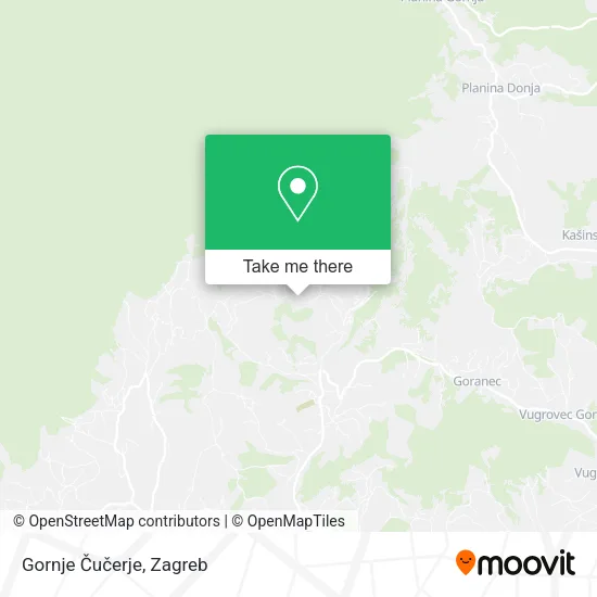 Gornje Čučerje map